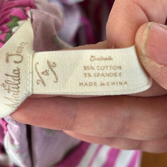 Matilda Jane Girls Dress Multicolor Floral Striped Spring size 4T - Picture 5 of 6